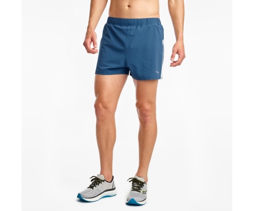 Tenis Saucony Outpace 3" Short Hombre Pantalones cortos Ropa Ensign Azules México MX-476-HA